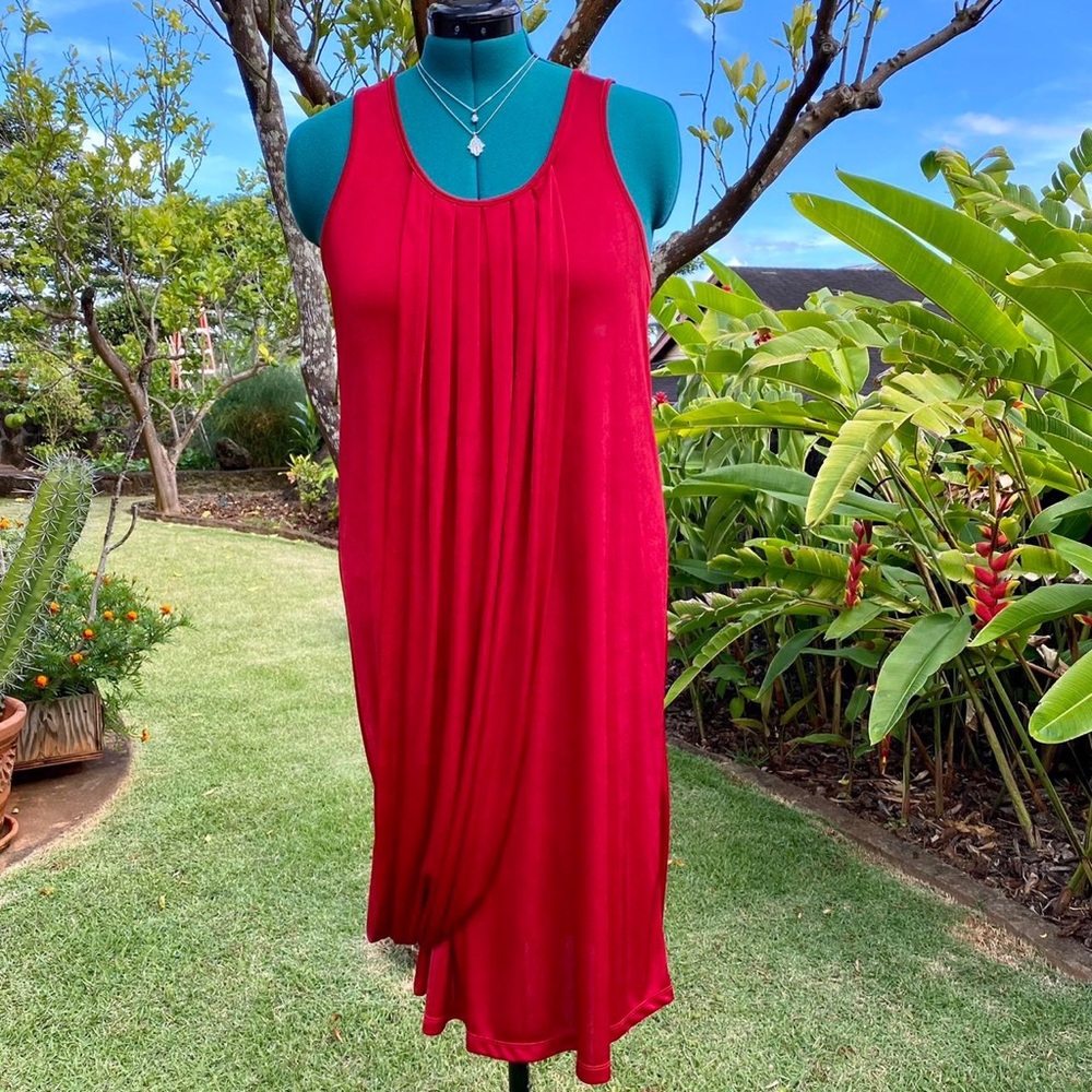 Jean Paul Gaultier Target Bright Red Sexy Bodycon MIDI Dress